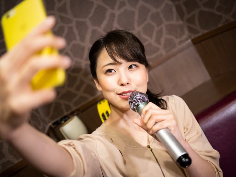 ボイトレ動画の撮影時の歌える場所イメージ